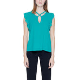 Rinascimento Green Polyester Blouse -   -  Rinascimento.